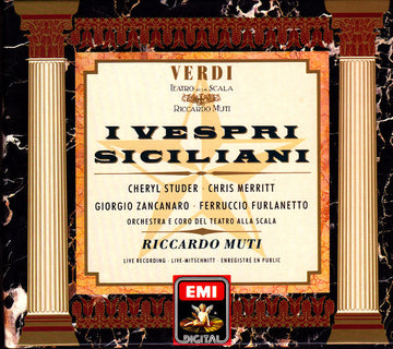 Giuseppe Verdi, Riccardo Muti, Cheryl Studer, Giorgio Zancanaro, Chris Merritt, Ferruccio Furlanetto : I Vespri Siciliani  (3xCD, Album)