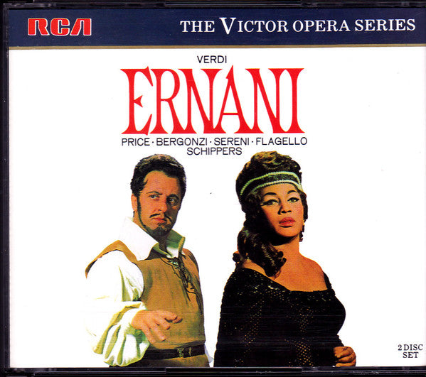 Giuseppe Verdi - Price*, Bergonzi*, Sereni*, Flagello*, RCA Italiana Orchestra* And Chorus*, Thomas Schippers : Ernani (2xCD, Album, RE, RM)