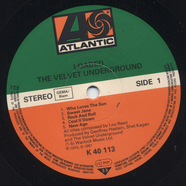 The Velvet Underground : Loaded (LP, Album, RE)