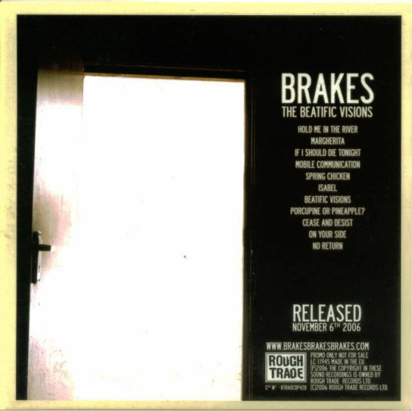 Brakes : The Beatific Visions (CDr, Album, Promo)
