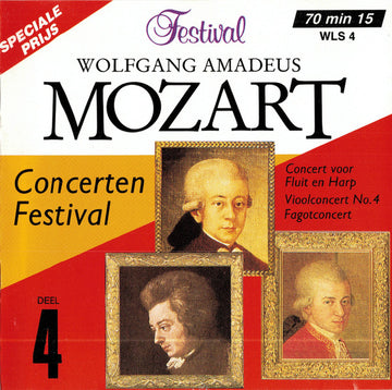 Wolfgang Amadeus Mozart : Concerten Festival Deel 4 (CD)