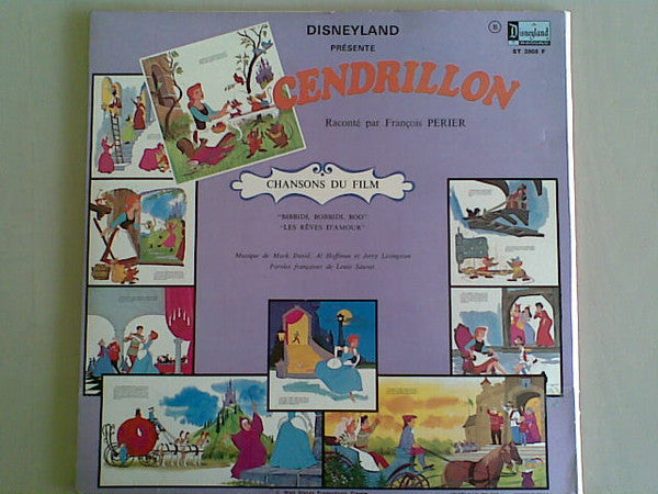 Walt Disney : Cendrillon (LP, Album, Gat)