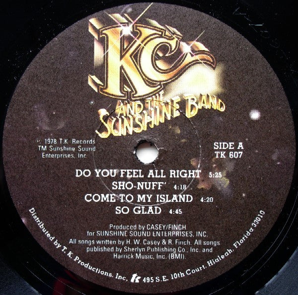 KC And The Sunshine Band* : Who Do Ya (Love) (LP, Album, PRC)
