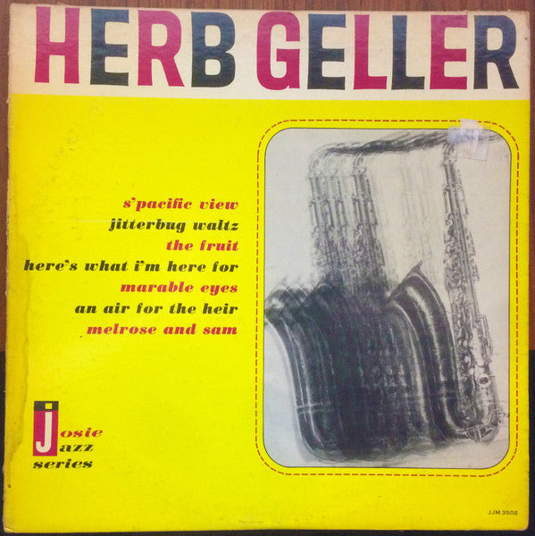 Herb Geller : Herb Geller (LP, Album, Mono, RE)