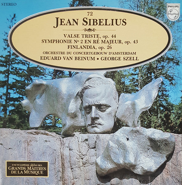 Jean Sibelius / Concertgebouworkest / George Szell / Eduard Van Beinum : Valse Triste Op. 44 / Symphonie N.º 2 En Ré Majeur, Op. 43 / Finlandia, Op. 26 (LP, Comp)