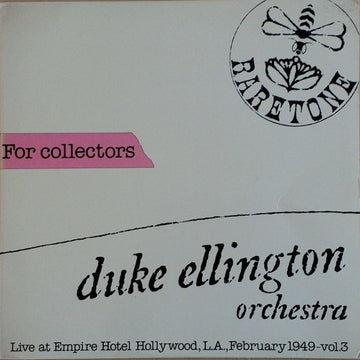 Duke Ellington : Live At Empire Hotel Hollywood, L.A., February 1949-Vol.3 (LP)