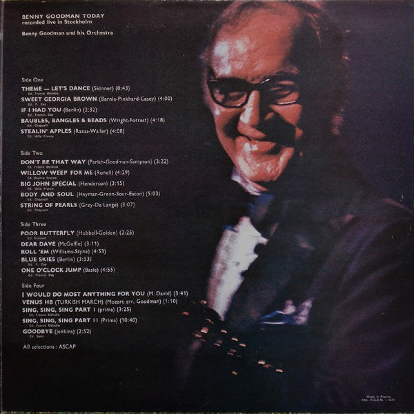 Benny Goodman And His Orchestra : Benny Goodman Today (2xLP, Gat)