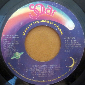 The Whispers : It's A Love Thing (7", Styrene)