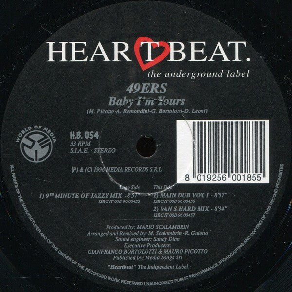 49ers : Baby, I'm Yours (12")