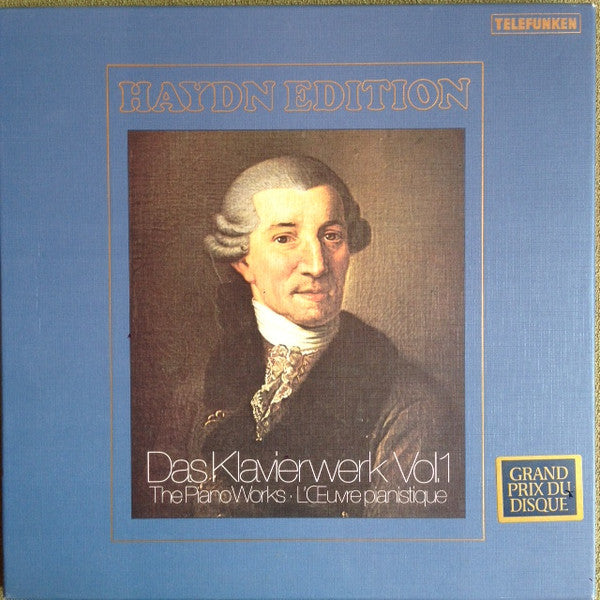 Joseph Haydn : Die Haydn-Edition X Das Klavierwerk Vol. 1 (6xLP, Blu + Box + 7", Promo)