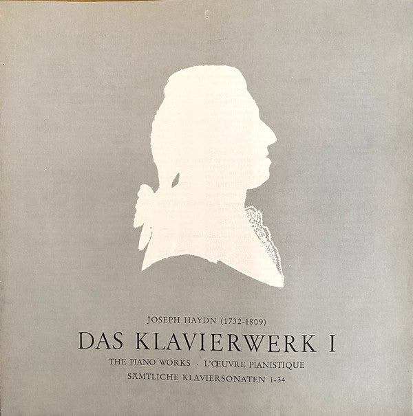 Joseph Haydn : Die Haydn-Edition X Das Klavierwerk Vol. 1 (6xLP, Blu + Box + 7", Promo)