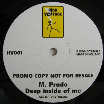 M. Prado* : Deep Inside Of Me (12", Promo)