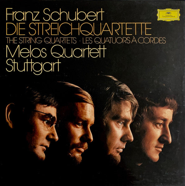 Franz Schubert, Melos Quartett Stuttgart* : Die Streichquartette (7xLP, Comp + Box)