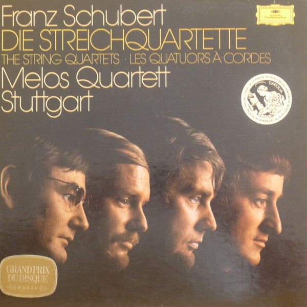 Franz Schubert, Melos Quartett Stuttgart* : Die Streichquartette (7xLP, Comp + Box)