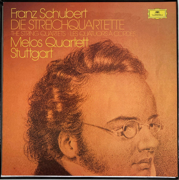 Franz Schubert, Melos Quartett Stuttgart* : Die Streichquartette (7xLP, Comp + Box)