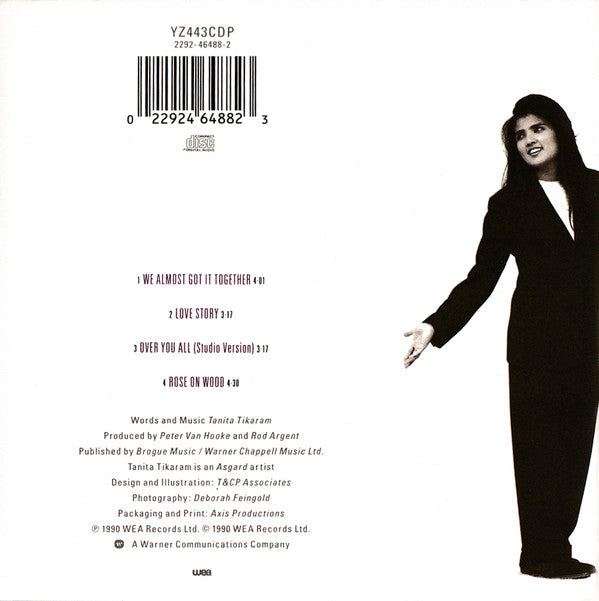 Tanita Tikaram : We Almost Got It Together (CD, Single)