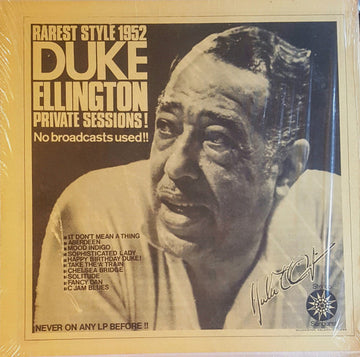 Duke Ellington : Rarest Style 1952 - Private Sessions ! (LP, Album, Mono, Unofficial)