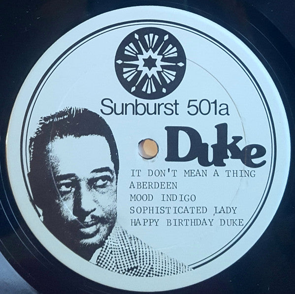 Duke Ellington : Rarest Style 1952 - Private Sessions ! (LP, Album, Mono, Unofficial)