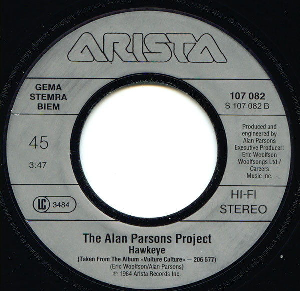 The Alan Parsons Project : Let's Talk About Me (7", Single)