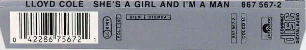 Lloyd Cole : She's A Girl And I'm A Man (CD, Maxi, Sil)
