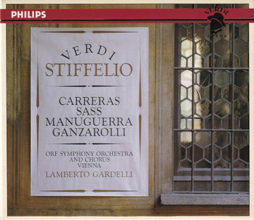 Giuseppe Verdi - José Carreras, Sylvia Sass, Matteo Manuguerra, Wladimiro Ganzarolli, ORF Symphonieorchester And ORF-Chor, Lamberto Gardelli : Stiffelio (2xCD, Album, RE, RM + Box, Sli)