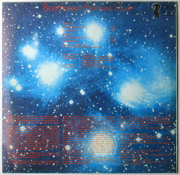 Annexus Quam : Beziehungen (LP, Album)