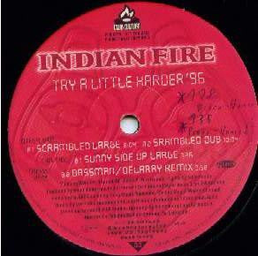 Indian Fire : Try A Little Harder '96 (12", Promo)