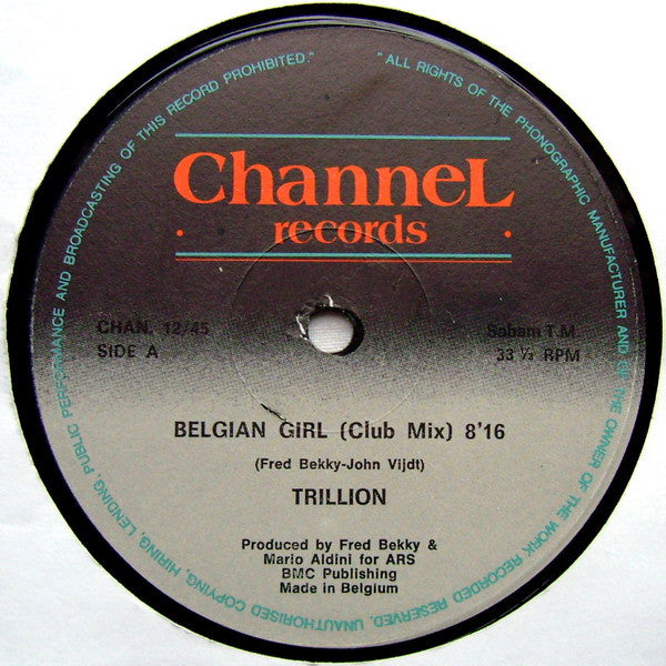 Trillion (2) : Belgian Girl (12", Maxi)