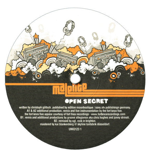 Malente : Open Secret (12")