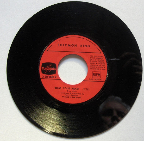 Solomon King : Bless Your Heart / Sugar Sweet As Candy (7")