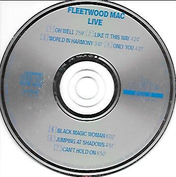 Fleetwood Mac : LIve  (CD, Album)