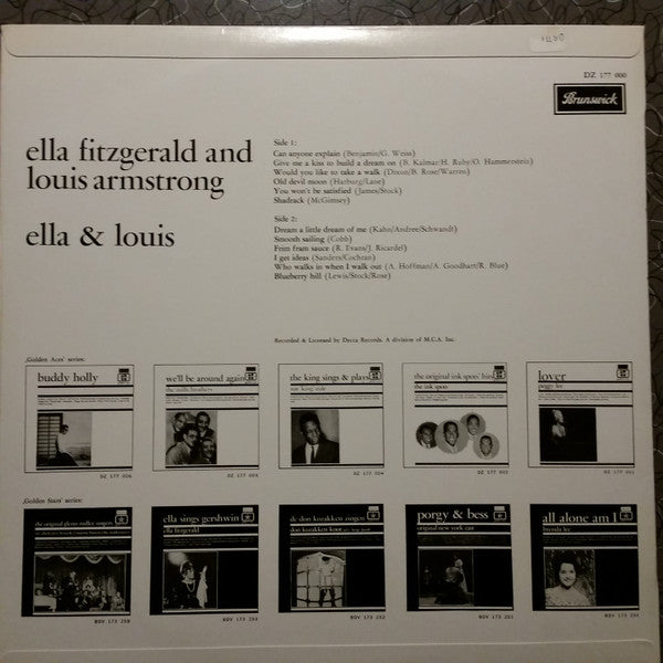 Ella Fitzgerald & Louis Armstrong : Ella & Louis (LP, Comp)