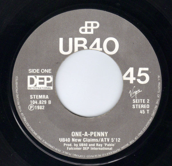 UB40 : Love Is All Is All Right (7", Single)