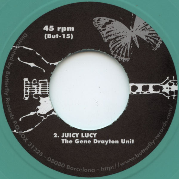 The Gene Drayton Unit : Due Bottoni / Juicy Lucy (7", Ltd, Aqu)
