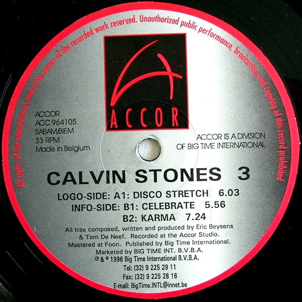 Calvin Stones : Disco Stretch (12")