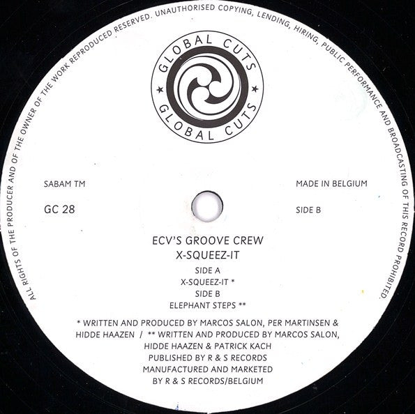 ECV's Groove Crew : X-Squeez-It (12")