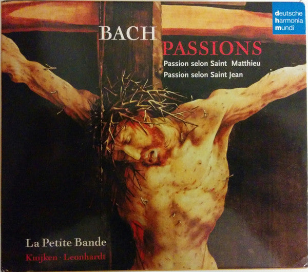 Johann Sebastian Bach - La Petite Bande · Sigiswald Kuijken · Gustav Leonhardt : Passions (Passion Selon Saint Matthieu / Passion Selon Saint Jean) (5xCD, RE + Box, Comp, Sli)