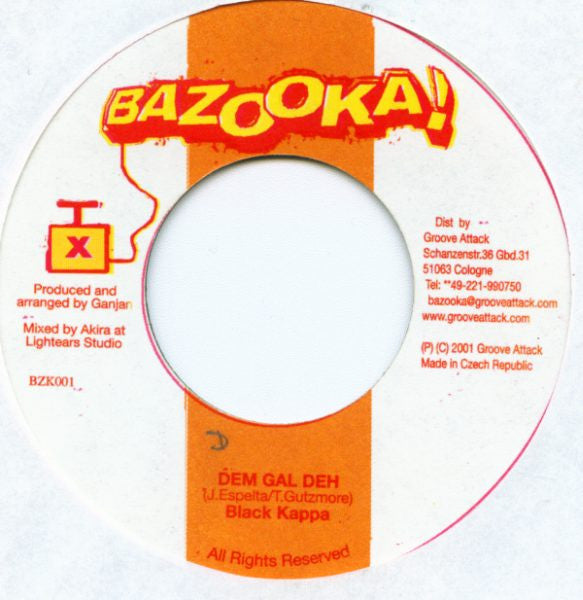 Black Kappa : Dem Gal Deh (7", Single)