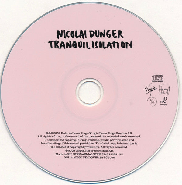 Nicolai Dunger : Tranquil Isolation (CD, Album, NTSC, Dig)