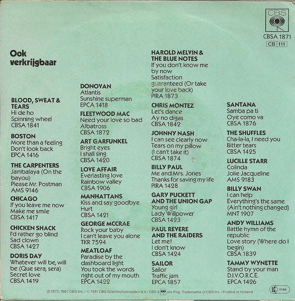 Johnny Cash : San Quentin / I Walk The Line (7")
