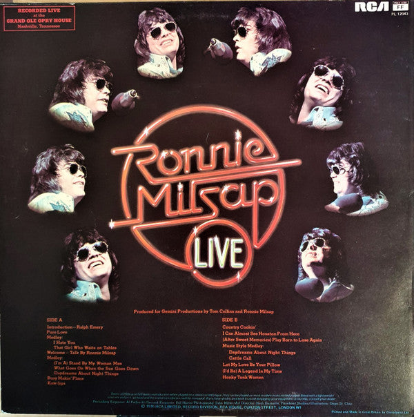 Ronnie Milsap : Live (LP, Album)