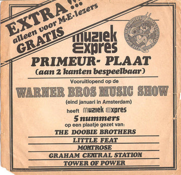 Various : Muziek Expres Primeur-Plaat (Flexi, 7")