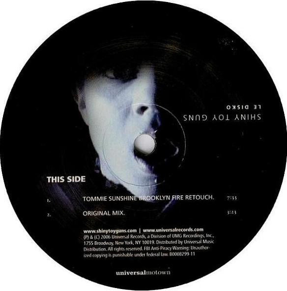 Shiny Toy Guns : Le Disko (12")