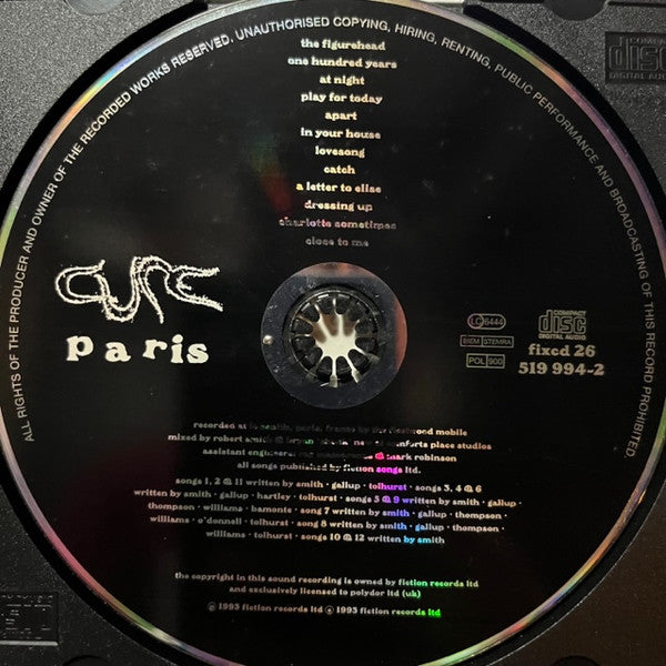Cure* : Paris (CD, Album)