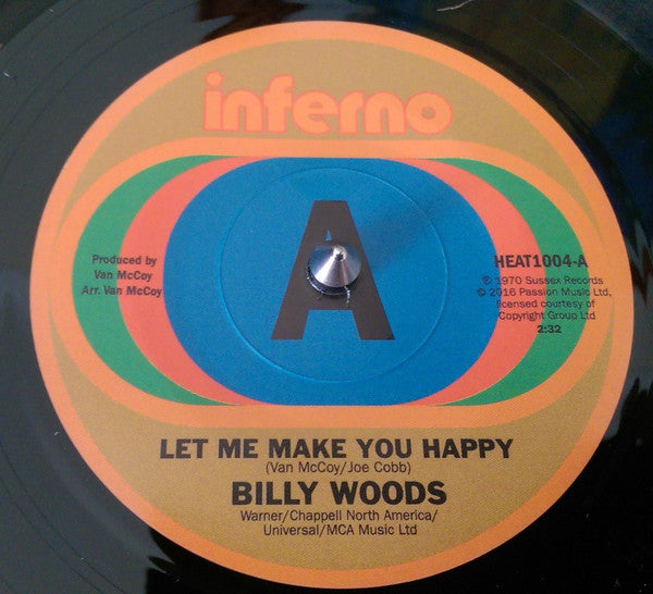 Billy Woods (2) / The Decisions : Let Me Make You Happy / I Can't Forget About You (7", Promo)