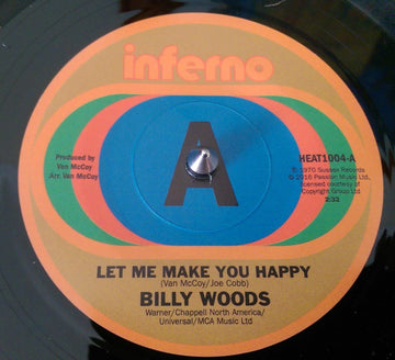 Billy Woods (2) / The Decisions : Let Me Make You Happy / I Can't Forget About You (7", Promo)