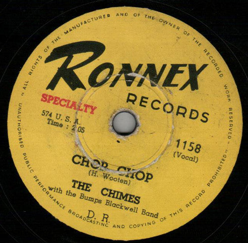 Little Richard And His Band / The Chimes (8) : Tutti-Frutti / Chop Chop (Shellac, 10")