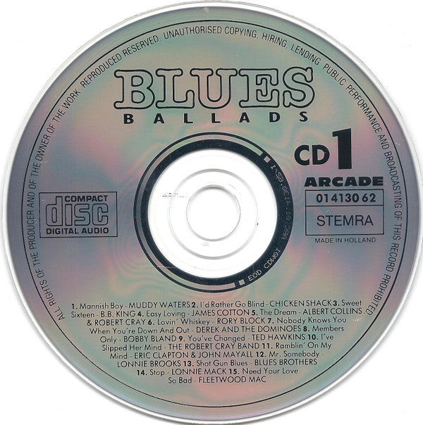 Various : Blues Ballads 1 (2xCD, Comp)