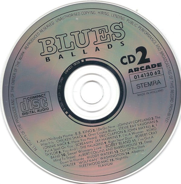 Various : Blues Ballads 1 (2xCD, Comp)