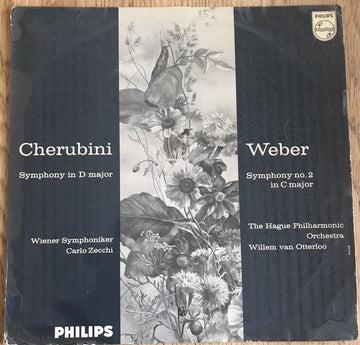 Luigi Cherubini / Carl Maria von Weber - Wiener Symphoniker, Carlo Zecchi / The Hague Philharmonic, Willem Van Otterloo : Symphony In D Major / Symphony No. 2 In C Major (LP, Mono)